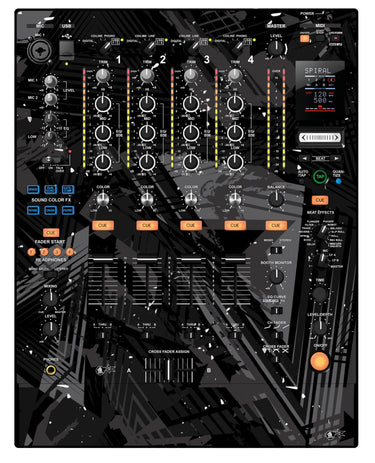 Pioneer DJ DJM 900 NEXUS Skin Ridge Black